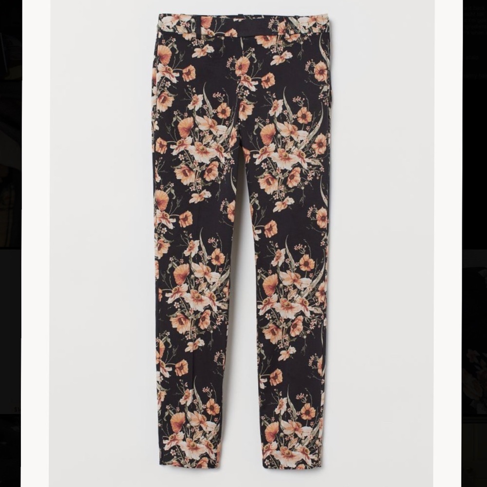 H&M Floral Slacks